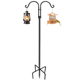 LWWTBS double shepherds hook with two arms for versatile outdoor display