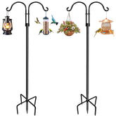 LWWTBS double shepherds hooks base-prong ensures stable ground insertion for outdoor use.