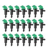 Lxcom Lighting flag drip emitter delivers precise 4 GPH flow for efficient lawn irrigation.