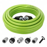 LycorTrade 50ft pressure washer hose in action for car washing