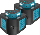 Lycxbfjia ultrasonic mouse repellent front view shows compact plug-in design for large rooms.