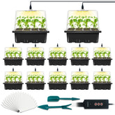 LYDTICK seed starter tray with grow light supports indoor germination and steady growth.