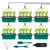 LYDTICK seed starter tray with grow light for indoor germination
