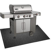 LYEMAT under grill mat protects deck from spills and stains.