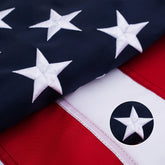 LYNSHION American flag with brass grommets for sturdy outdoor mounting and easy installation