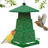 LYQYXHS bird feeder collapsible-hanging design for easy outdoor placement.