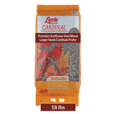 Lyric Cardinal seed bag front showing premium mix for year-round feeding.