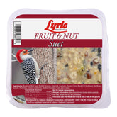 Lyric fruit-nut suet cake packaging ready for easy backyard feeding