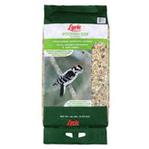 Lyric Woodpecker seed mix in an outdoor feeder attracts woodpeckers and songbirds