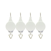 Lythor plant hook pulley assembly enables secure hanging and easy watering.