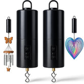 LZAOA wind spinner motor compact body for subtle outdoor displays in any garden.