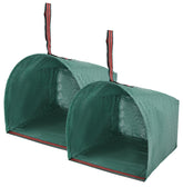 LZMYIVE dustpan-opening yard waste bag for easy scooping and debris collection.