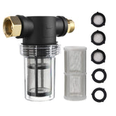 M MINGLE garden hose filter inlet assembly protects pressure washer from sediment and debris.