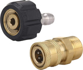 M MINGLE pressure washer adapter with M22 to 1/4 inch quick connect for versatile spraying