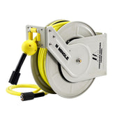 M MINGLE retractable hose reel 60ft for tangle-free cleaning.