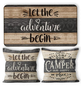M-Qizi camper doormat with non-slip rubber for secure entry