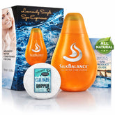 Macke SilkBalance 76oz bottle pour for silky spa water.