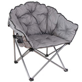 MacSports C932S-129 padded cushion outdoor lounge chair open for comfortable patio lounging