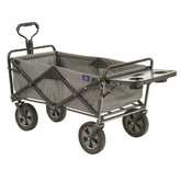 MacSports collapsible wagon open for quick setup and transport at the park