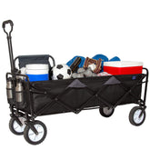 MacSports WTCX-100 extended wagon bag open for easy loading and organization.