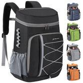 Maelstrom Cooler Backpack main compartment keeps food organized for camping or picnics.