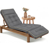Magic Elephant memory foam chaise cushion delivers plush comfort for sunbathing