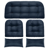 Magic Elephant loveseat cushion with plush memory foam for outdoor lounging