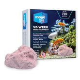 Magic Tank Rock clear-water focus improves viewing by enhancing aquarium clarity.