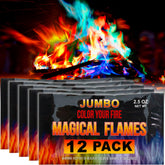Magical Flames multicolor flames illuminate outdoor spaces with vibrant color and simple setup.