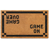 MAINEVENT Game Over Door Mat front view, nerdy welcome for your entryway and guests
