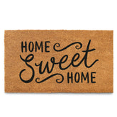MAINEVENT Home Sweet Home coir doormat front view with natural texture and inviting design.