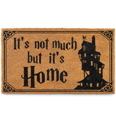 MAINEVENT It's Not Much But It's Home doormat 30x17 welcomes guests with wizarding flair