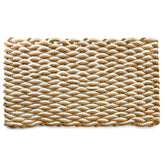 MAINEVENT lobster rope mat in sand colors at the front door adds a welcoming touch.