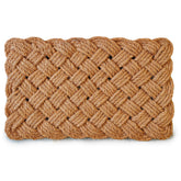 MAINEVENT rope doormat front door offers durable natural fiber for indoor use.