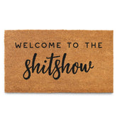 MAINEVENT Shitshow doormat at front door boosts curb appeal and durability