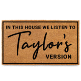 MAINEVENT T door mat with front door text design for welcoming guests