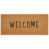 MAINEVENT Welcome Long Door Mat front door with non-slip backing keeps dirt out