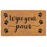 MAINEVENT Wipe Your Paws doormat outdoors provides dirt control and curb appeal.