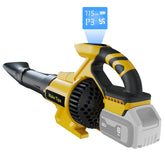MakeTips cordless leaf blower with Dewalt battery compatibility for seamless power