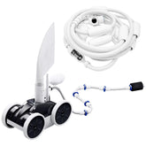 MAKHOON Upgrade Pool Sweeper front view demonstrates strong debris pickup for in-ground pools.