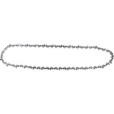Makita E-00240 16-inch saw chain front view showing low-vibration design for smoother cuts.
