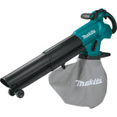 Makita XBU07Z blower image showing powerful airflow for efficient yard cleanup.