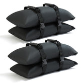 Malomke sand bags fillable setup for stable outdoor furniture.