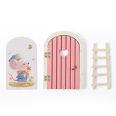 Mamimami Home pink heart door opened as a cozy fairy entryway for imaginative play and decor.