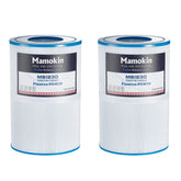 Mamokin Oval Spa Filter PDM30 two-pack shown for easy replacement