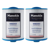Mamokin PWW50 spa filter front view for easy replacement with 1-1/2 inch SAE thread