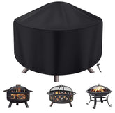 Maobutte round fire pit cover front view protects 22-32 inch pits from weather