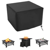 Maobutte square fire pit cover, 32-inch fit, full weather protection for outdoor pits