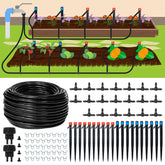 Maotong 110ft tubing layout waters garden beds evenly and efficiently