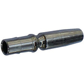 Stainless Steel Maple Taps barbed end close-up for secure tubing.